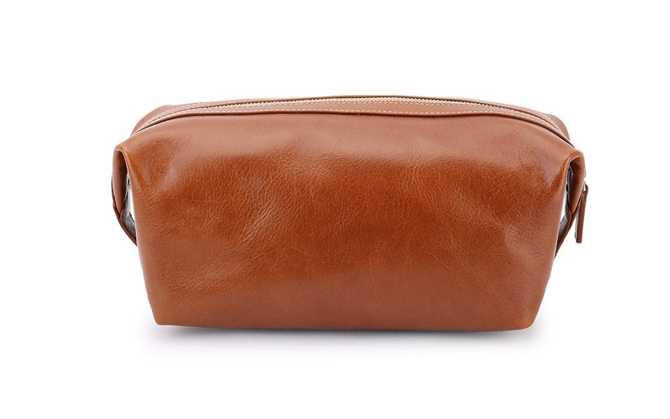 Men's Shave Kit in Florentine Leather