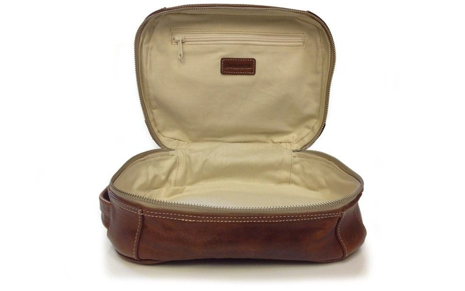 Cosmetic Kit in Florentine Leather