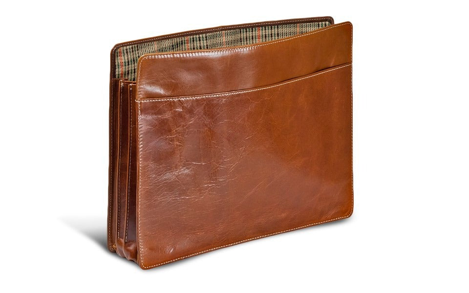 St. James Expandable Folio in Florentine Leather