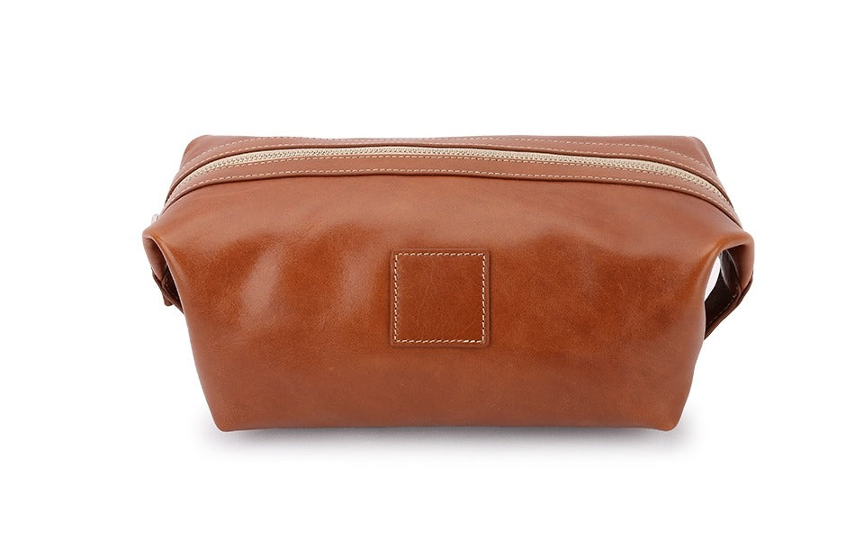 Men's Shave Kit in Florentine Leather