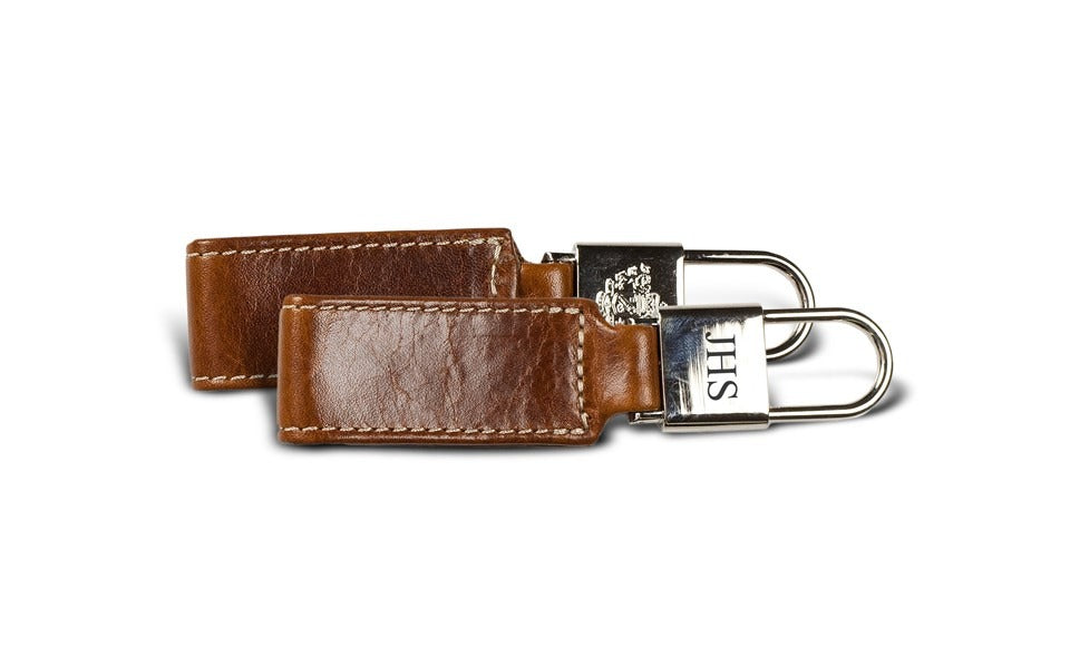 Chapman Key Fob in Florentine Leather