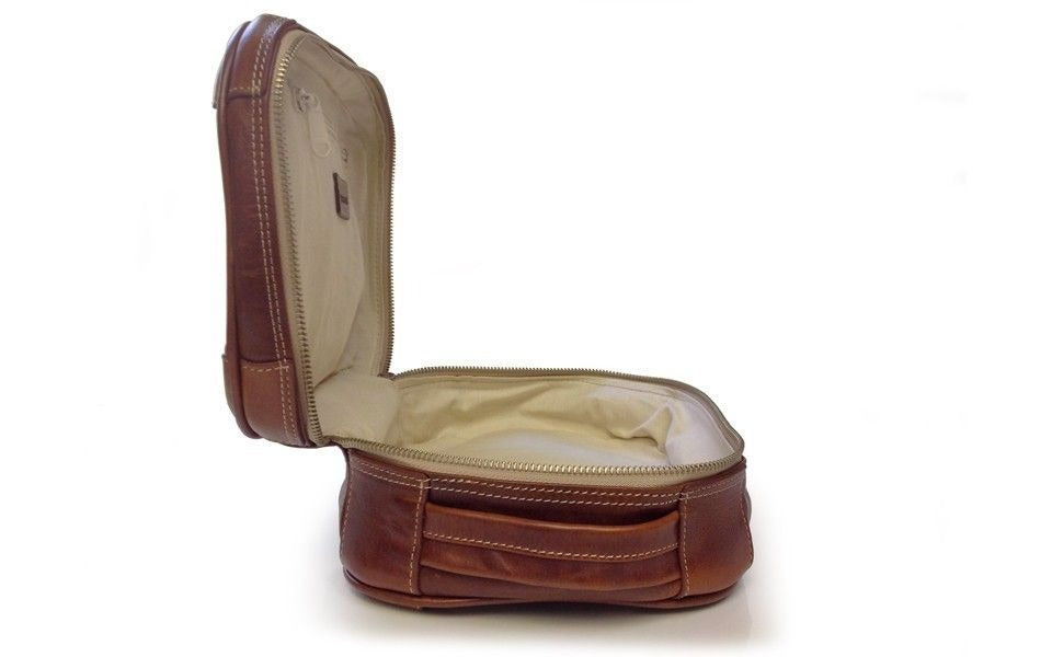 Doppelt Shaving Kit in Florentine Leather