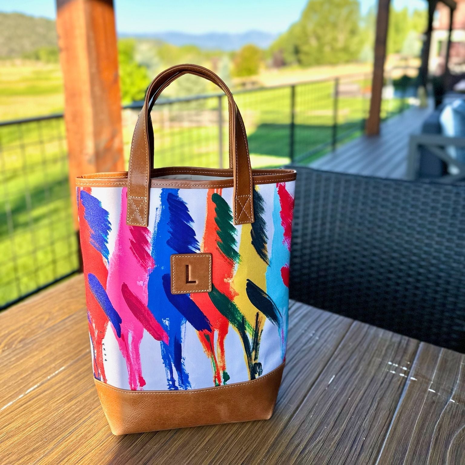 Westport Wine Tote × Drawbertson