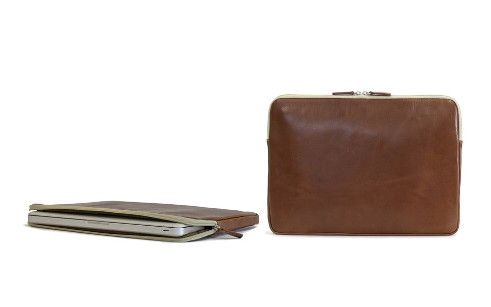 Buchanan 14" Laptop Sleeve in Florentine Leather