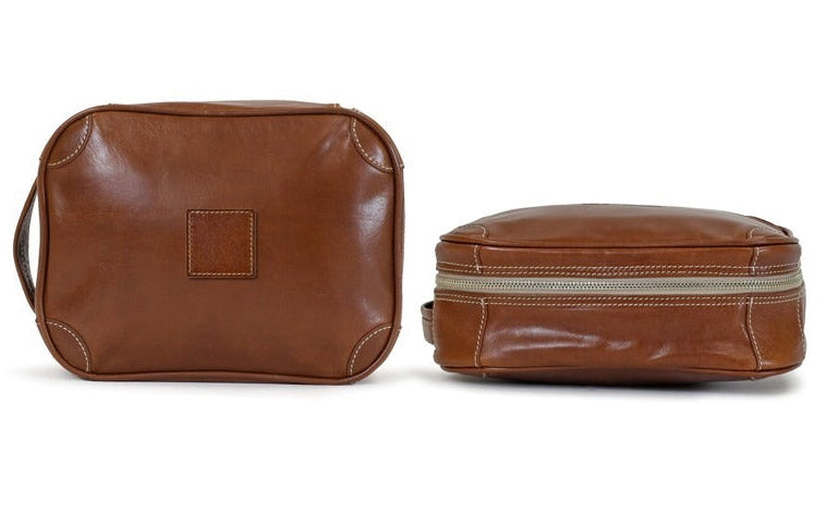Doppelt Shaving Kit in Florentine Leather