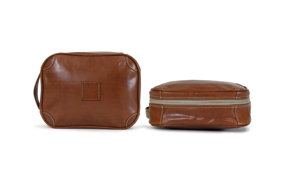 Doppelt Shaving Kit in Florentine Leather