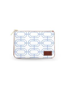 Everyday Essentials Pouch - Fenwick Fields Leather Patch