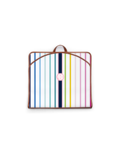 Gatwick Garment Bag - Emily Ley Monogram Stripe