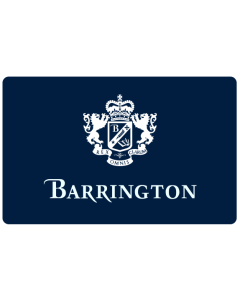 Barrington Gift Certificate front view