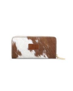 Crosby Zipper Wallet - Leather Patch