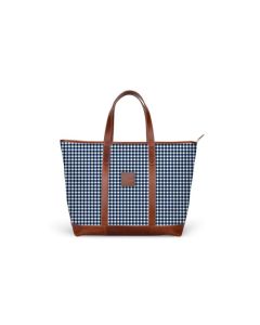 St. Charles Zippered Yacht Tote - Leather Patch (Development)