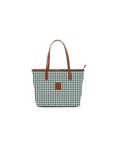 Sutton Zippered Small Tote - Gameday Leather Patch