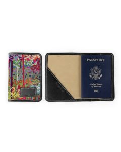 Glasgow Passport Case - Allison Castillo Leather Patch