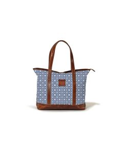 Sonoma Zippered Tote - R+F Leather Patch