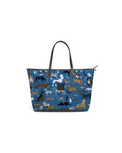 St. Anne Zippered Tote - DRAWBERTSON Leather Patch