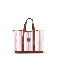 St. Charles Yacht Tote - Fenwick Fields Leather Patch