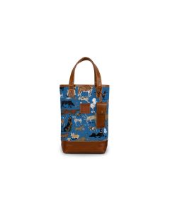 Westport Wine Tote - DRAWBERTSON Leather Patch