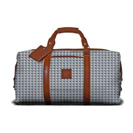 CAPTAIN'S PERSONALIZED LARGE DUFFLE BAG - LEATHER PATCH