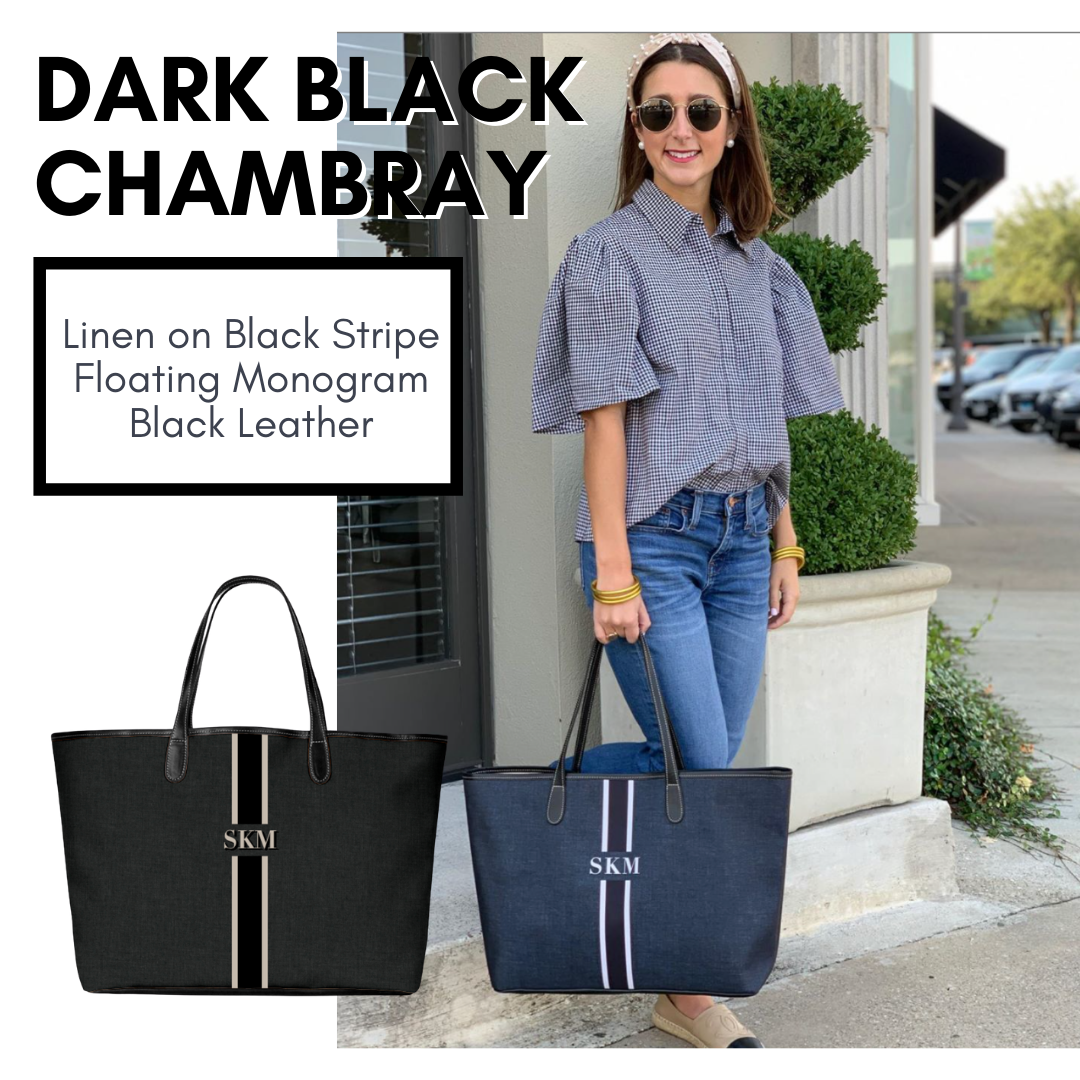 Dark Black Chambray