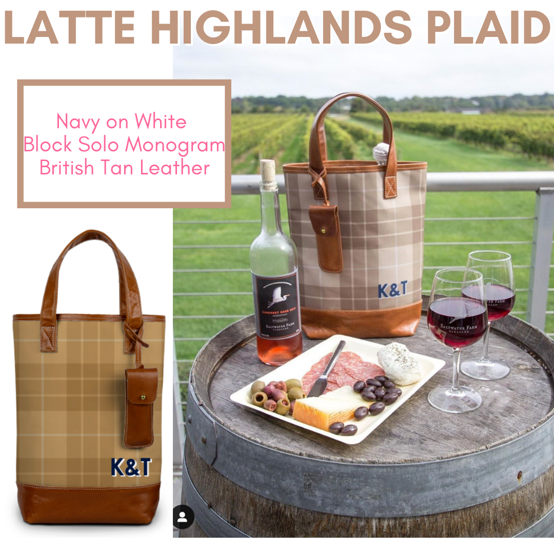 Westport Wine tote -Latte Highlands