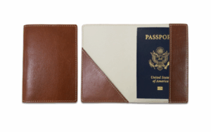 Glasgow Passport Case - British Tan Florentine Leather