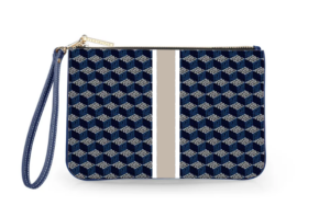 Everyday Essentials Pouch with Wristlet - Stripe Only - No Initials