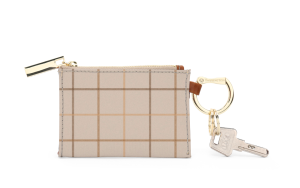 Kennedy Key Ring Zip Wallet - Leather Patch