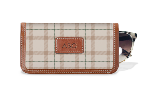 Eyeglass Case - Leather Patch